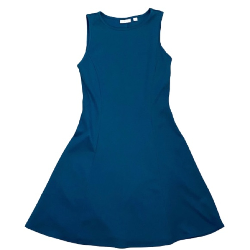 Teal a-line dress New York and Company